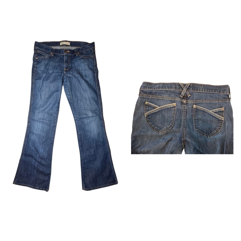 Old Navy Lowest Rise Boot Cut Jeans Medium‎ Wash Sz 10 (32x32)